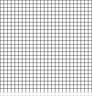 25x25 blank grid