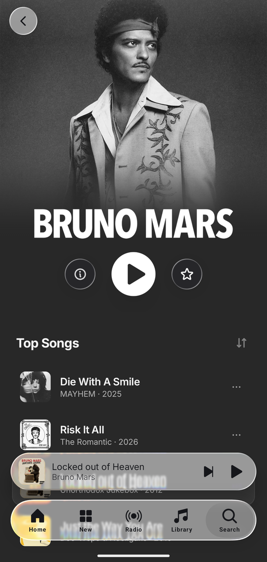 An artist's page