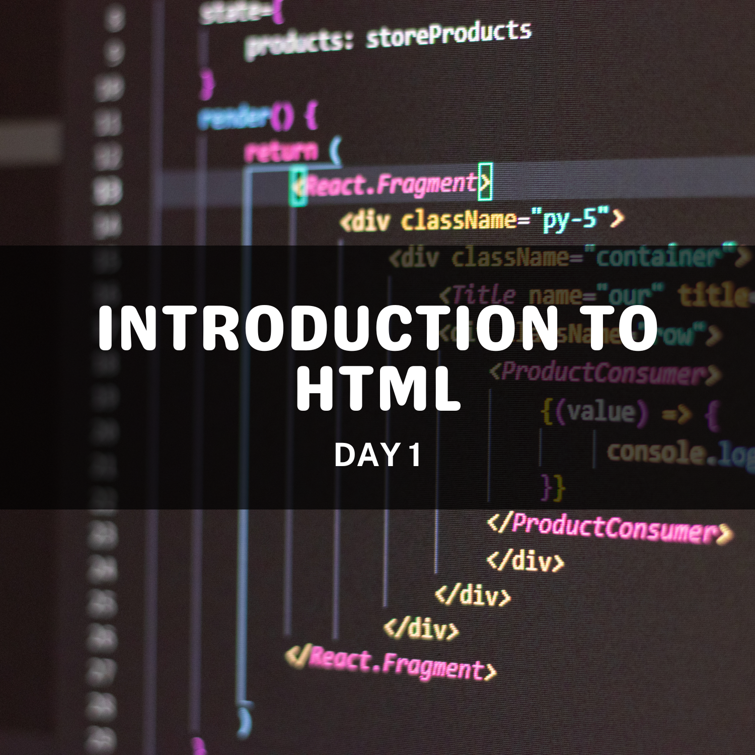 Introduction to HTML