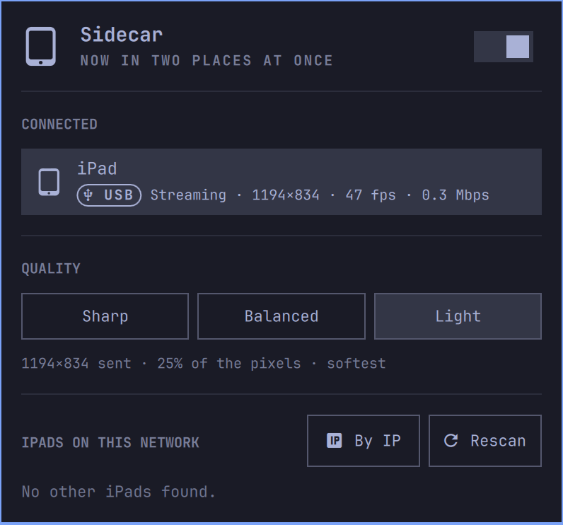 Sidecar for M1-M2 - leoaba widget
