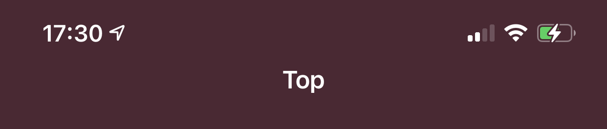 No close button
