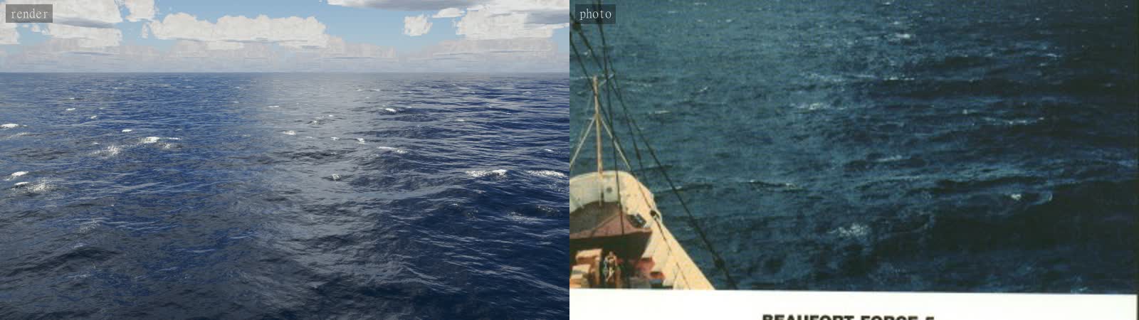 Beaufort 5: render vs photo