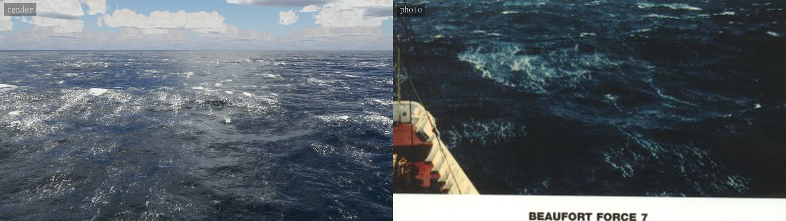 Beaufort 7: render vs photo