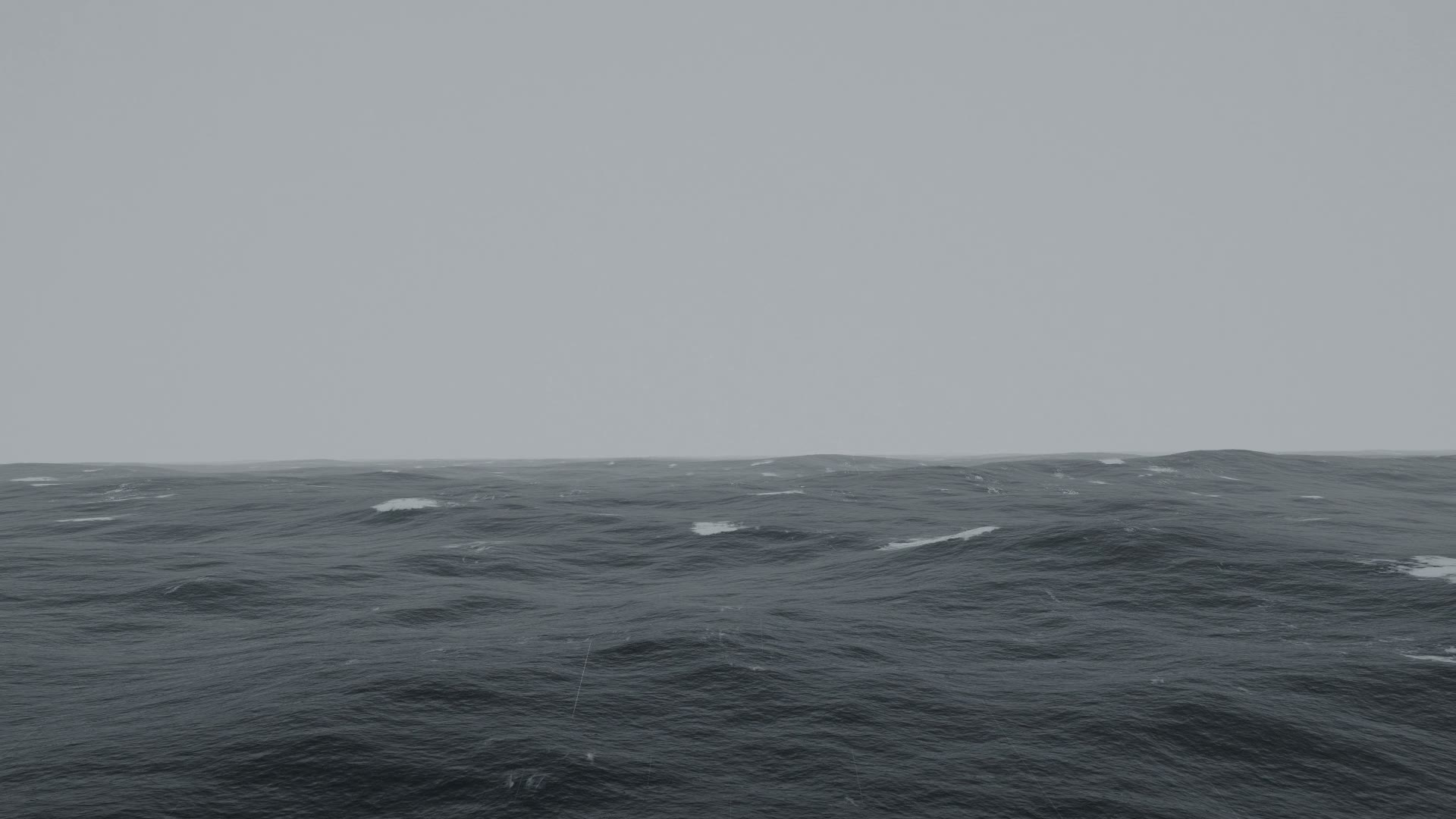The storm deck lowers