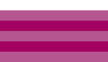 Flag with the bottom stripes rearranged and repeated