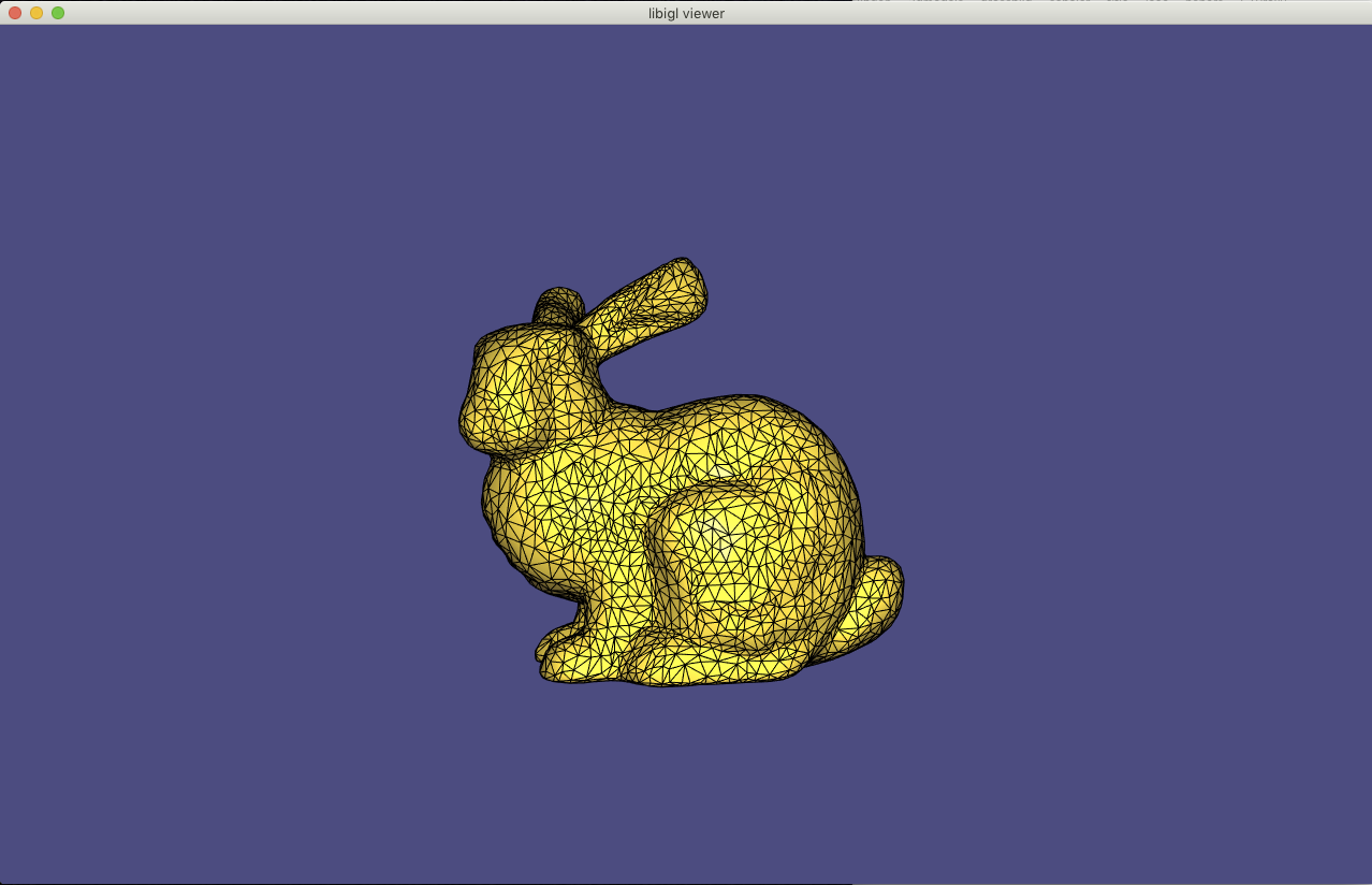 Screenshot of viewer displaying a bunny