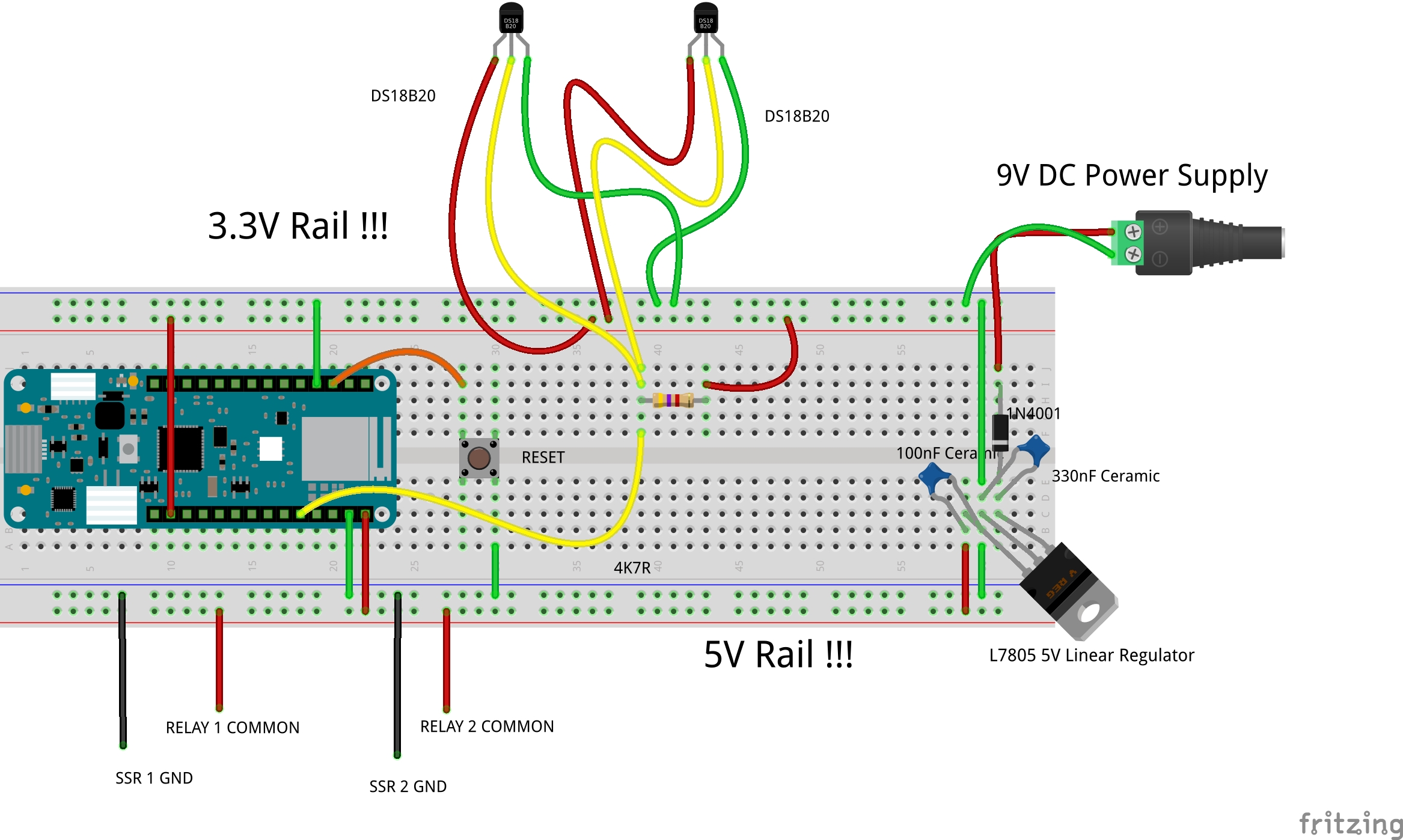 Fritzing circuit diagram