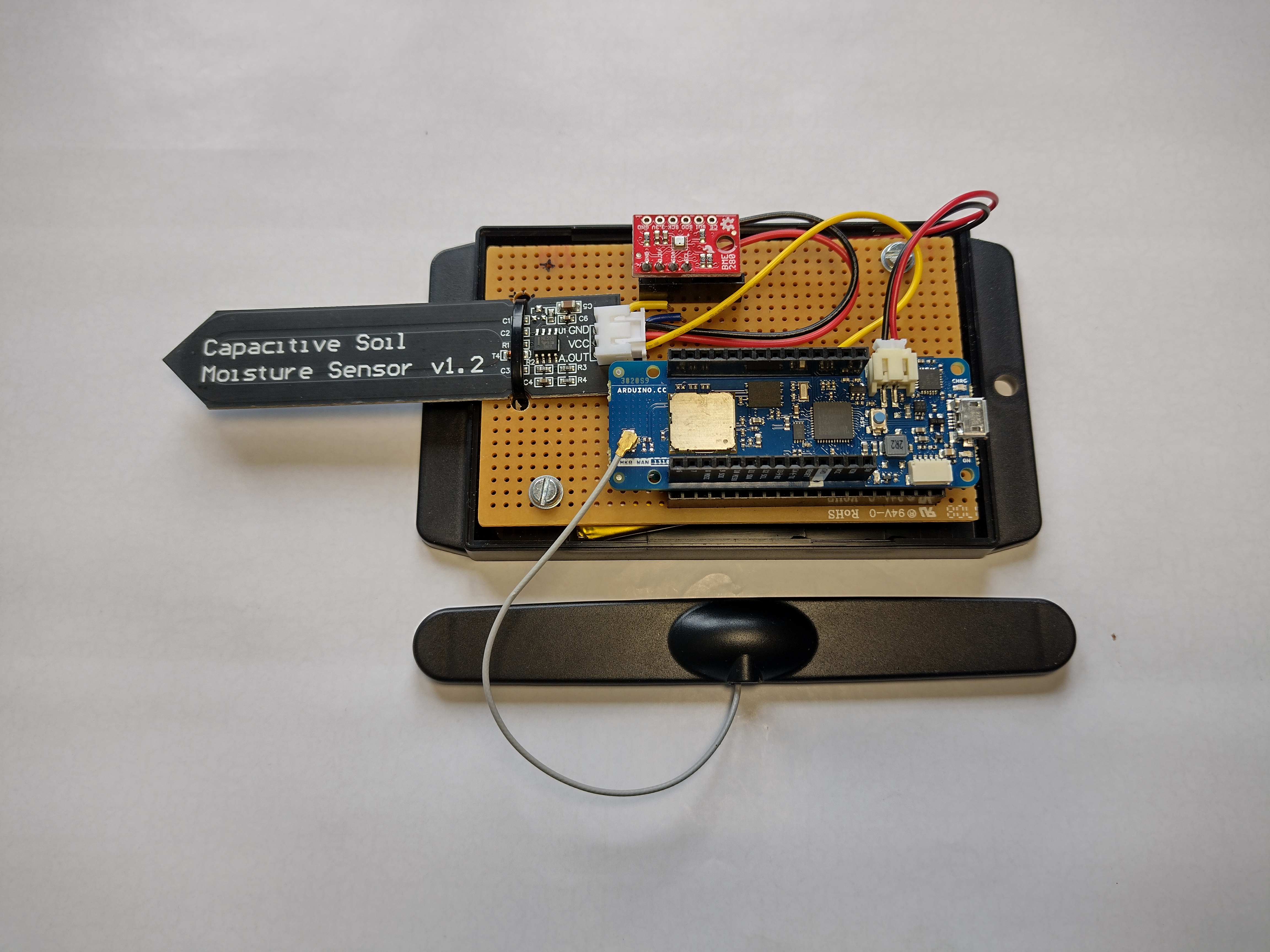 Arduino MKR1310 sensor node pcb