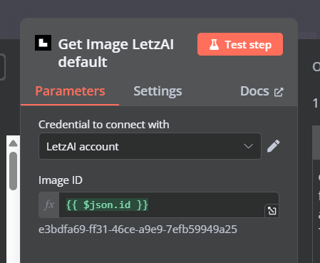 get image id