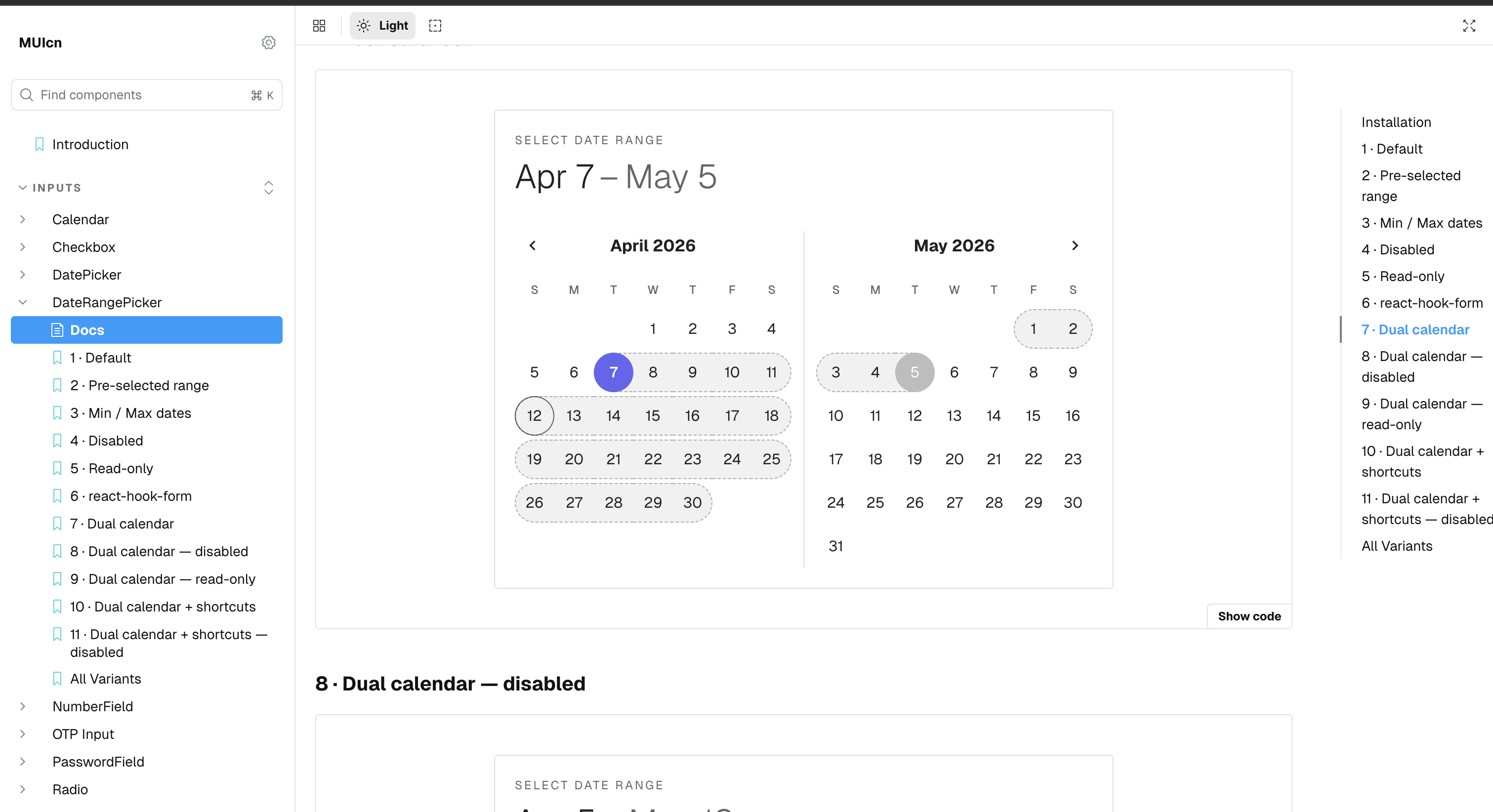 MUIcn — crafted components and blocks for MUI