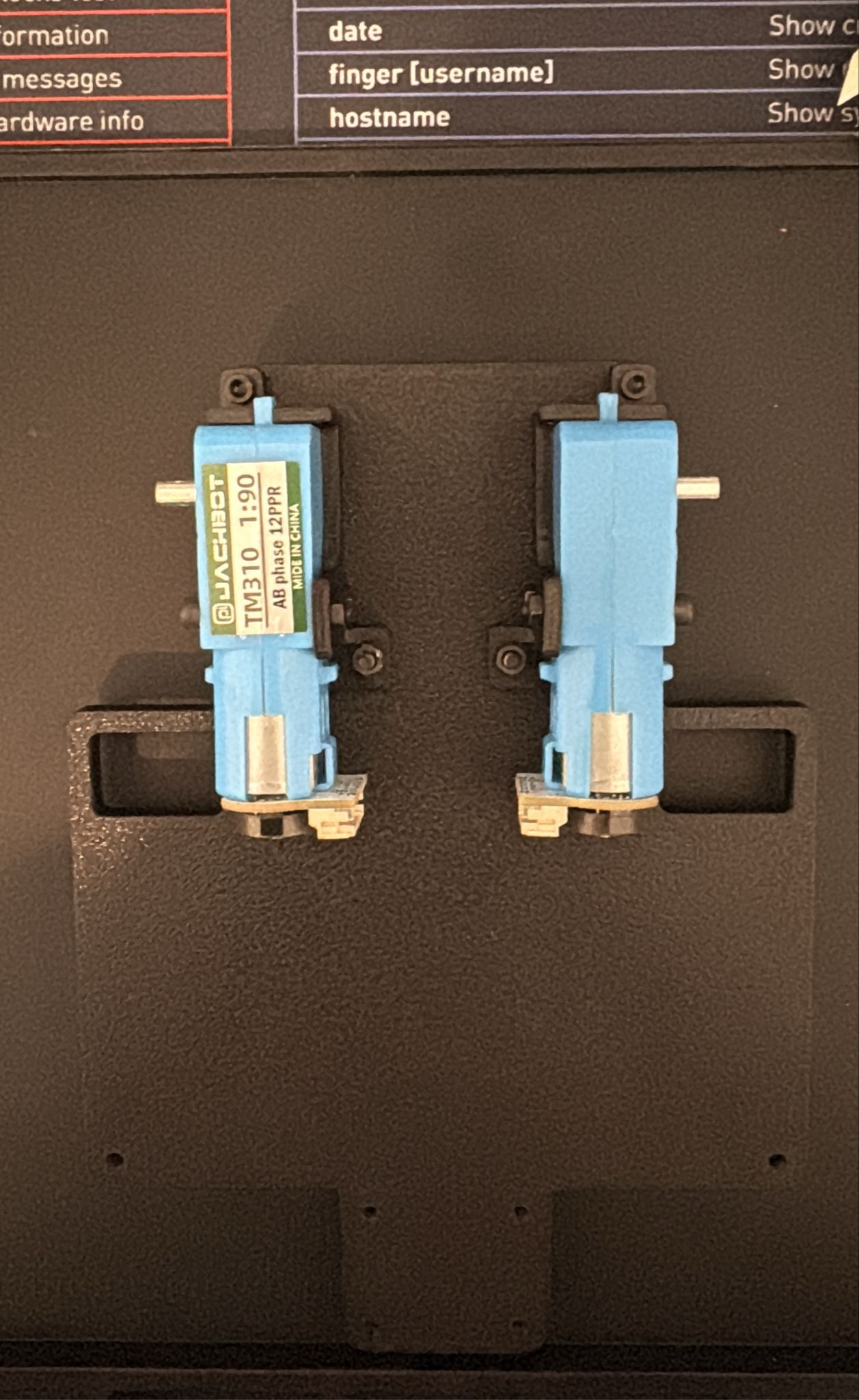 Both motors mounted