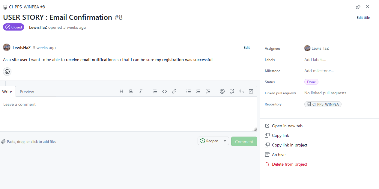 GitHub - Code-Institute-Submissions/CI_PP5_WINPEA-1: Fullstack E ...