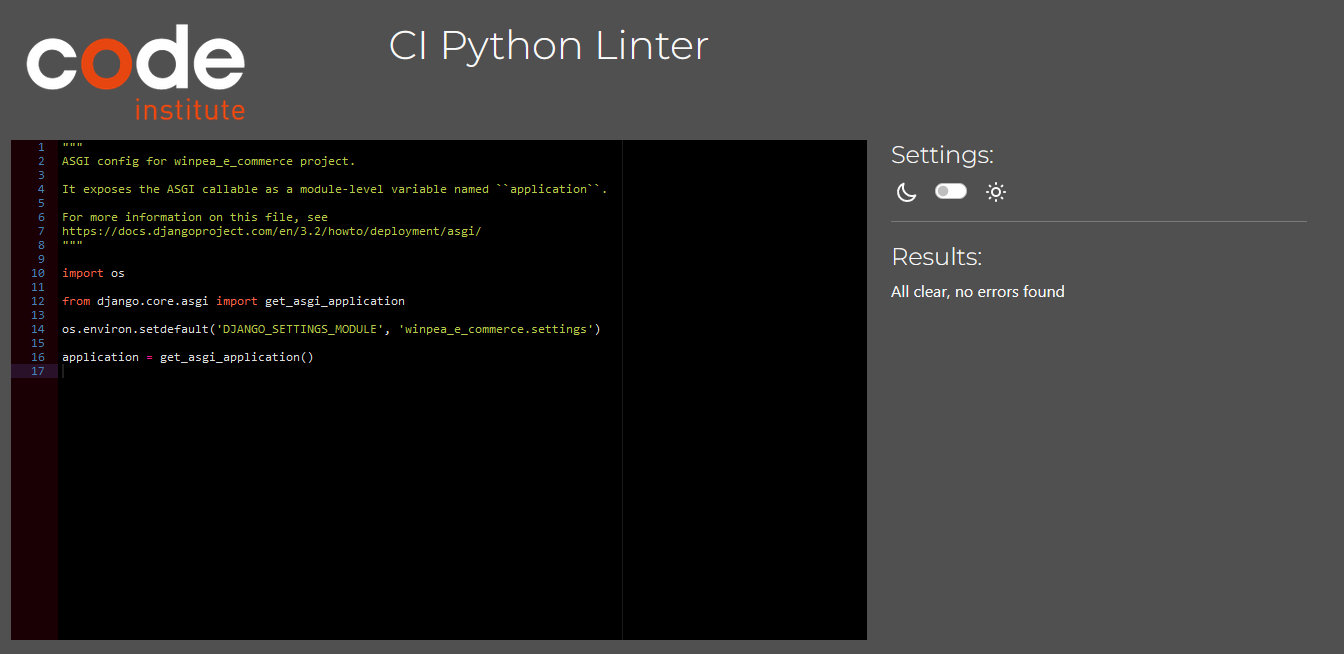 GitHub - Code-Institute-Submissions/CI_PP5_WINPEA-1: Fullstack E ...