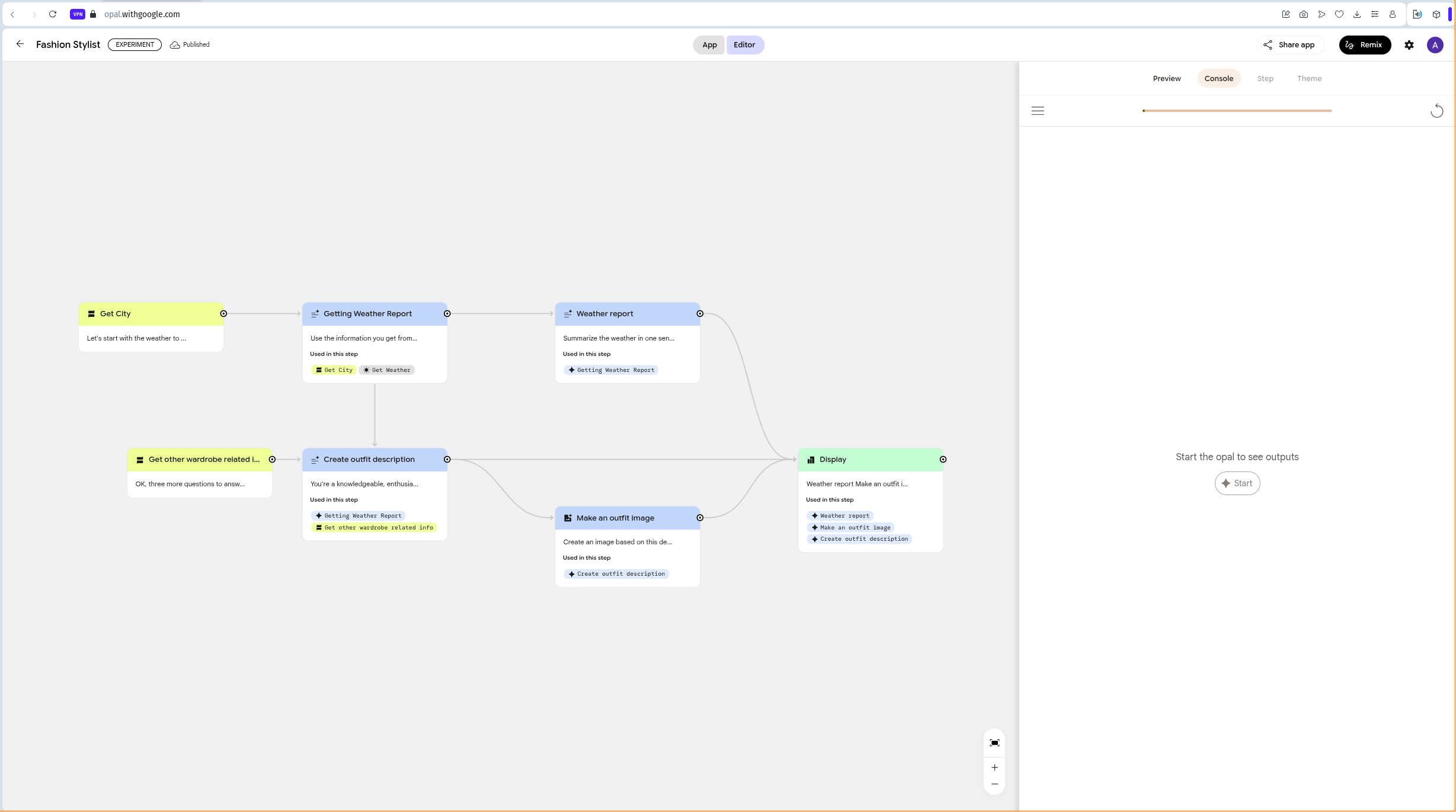 Opal screenshot