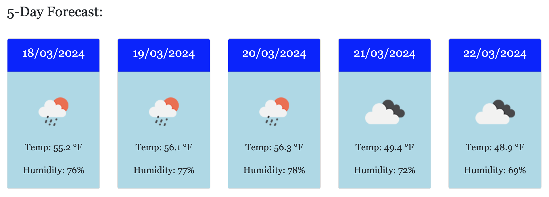 Weather Dashboard image 2