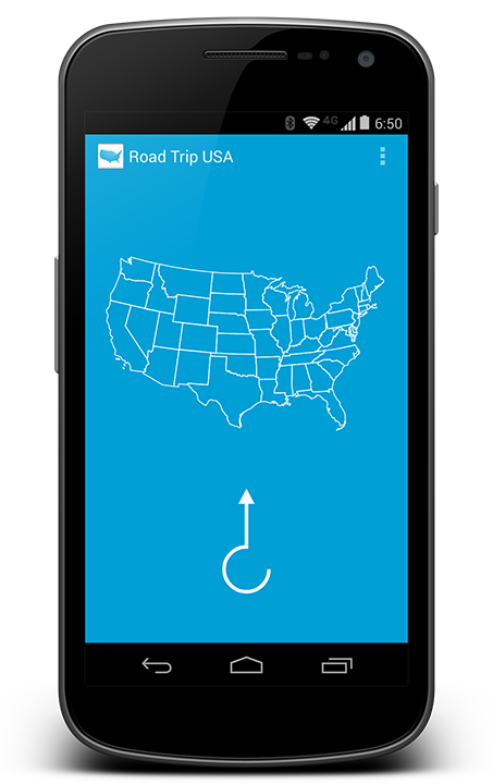 RoadTrip running on Android 4.4
