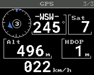 GPS: Richtungsanzeige