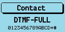 DTMF-Kontaktliste