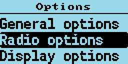 Optionen-Menü