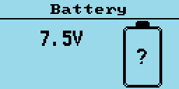 Reine Batteriespannung