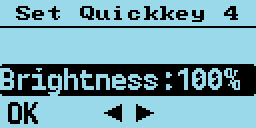 Zuweisung eines QuickKeys zu einer Einstellung