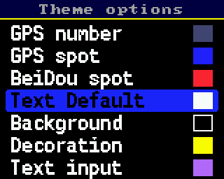 Theme-Optionen