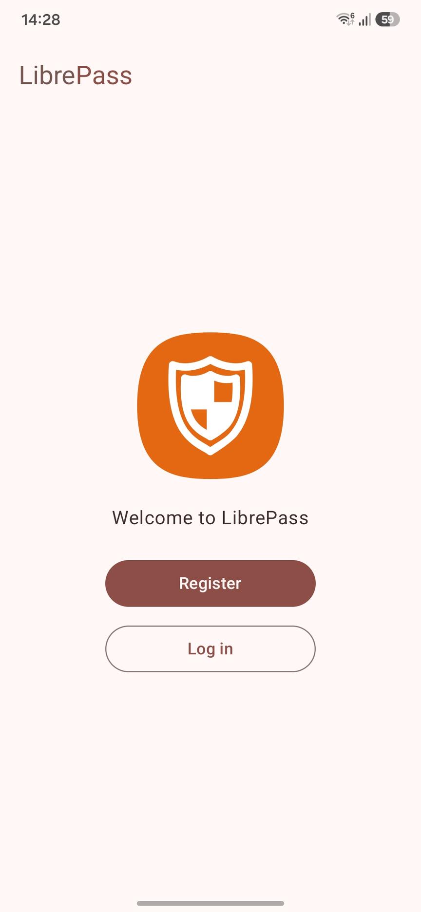 Welcome Screen