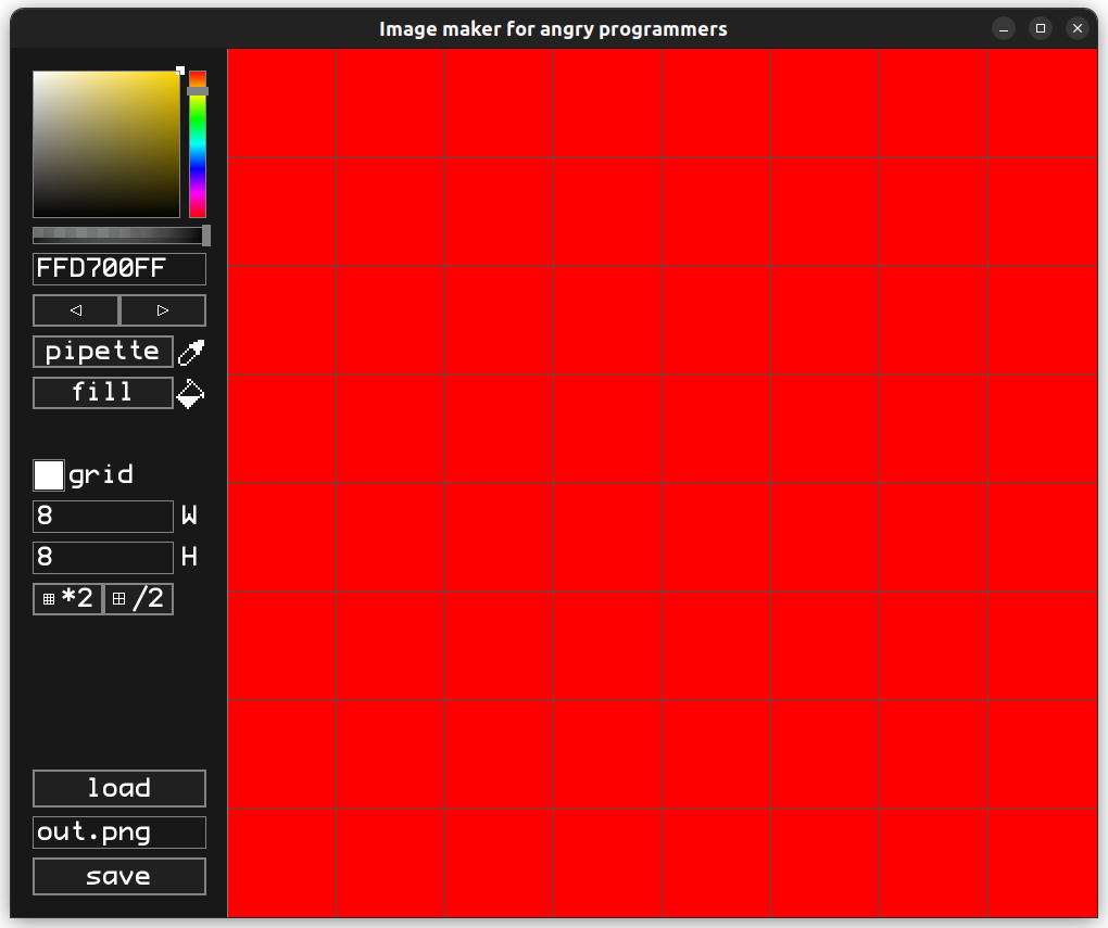 a screenshot showing the default configuration