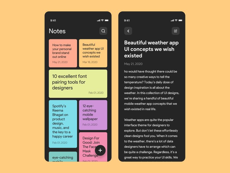 Note app