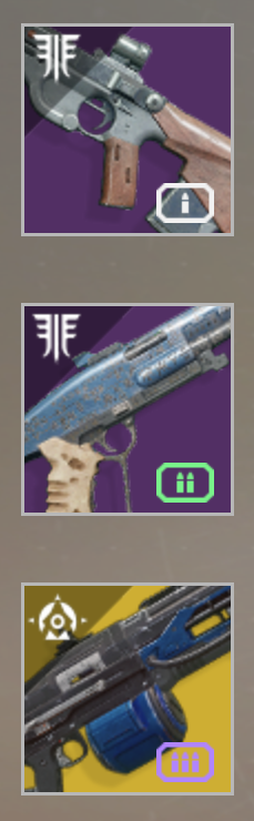 Picture of typical loadout in Destiny 2