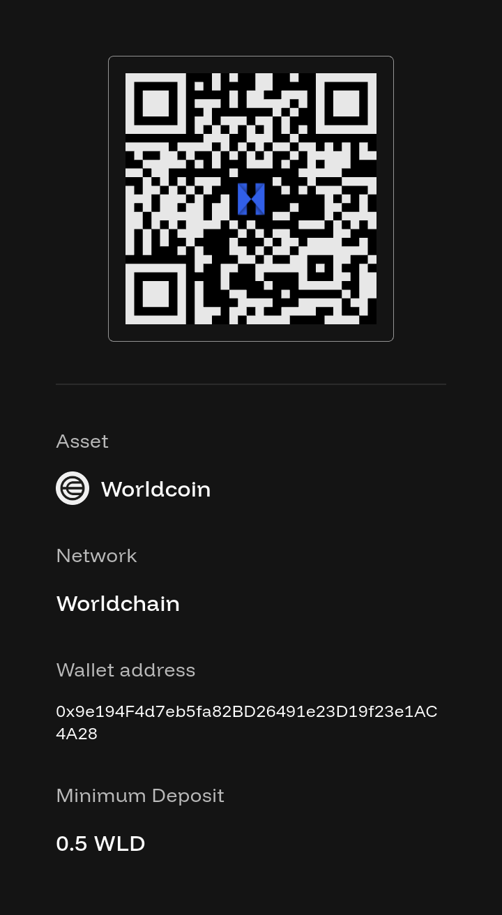 Worldcoin Wallet QR Code
