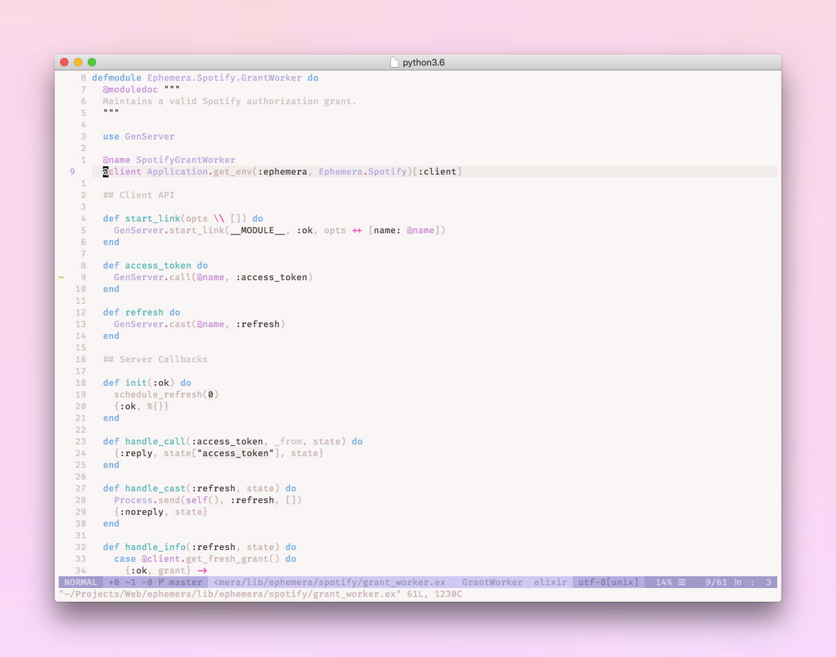 soft era syntax theme screenshot