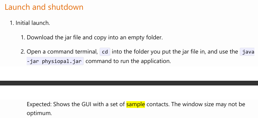 No sample contacts shown on · Issue #1 · LimKaiWei/pe · GitHub