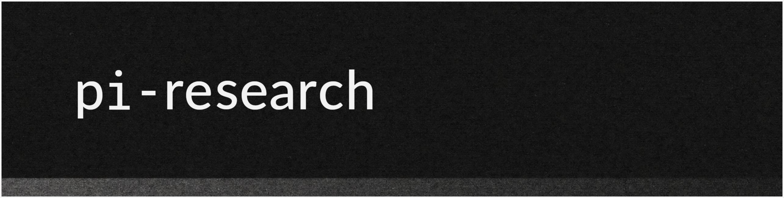 pi-research — free, unlimited web search and knowledge store for coding agents