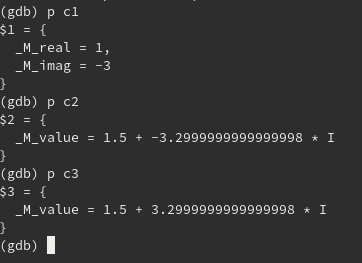 printing complex numbers without pretty printers