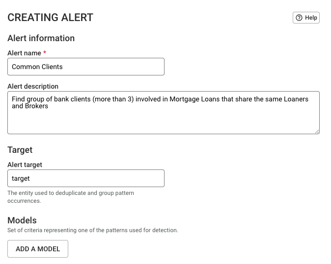 Alert settings