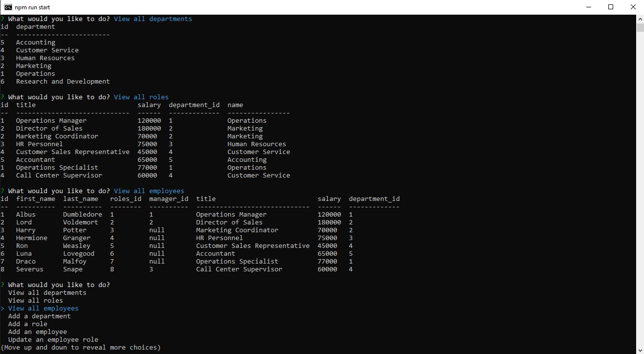 GitHub - LinnetteCapul/Big-Brother-Employee-Tracker · GitHub
