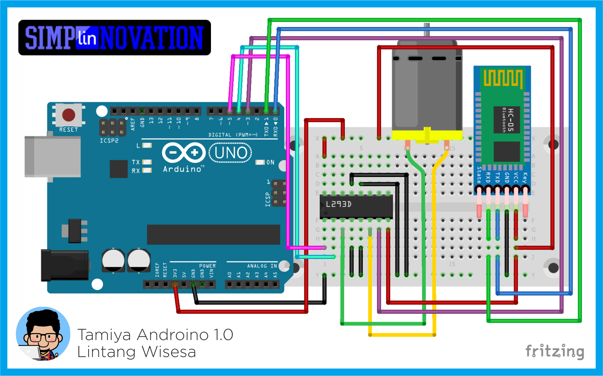 Tamiya Androino 1.0 schematics