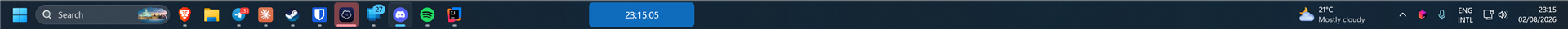 A Compose widget living in the Windows 11 taskbar