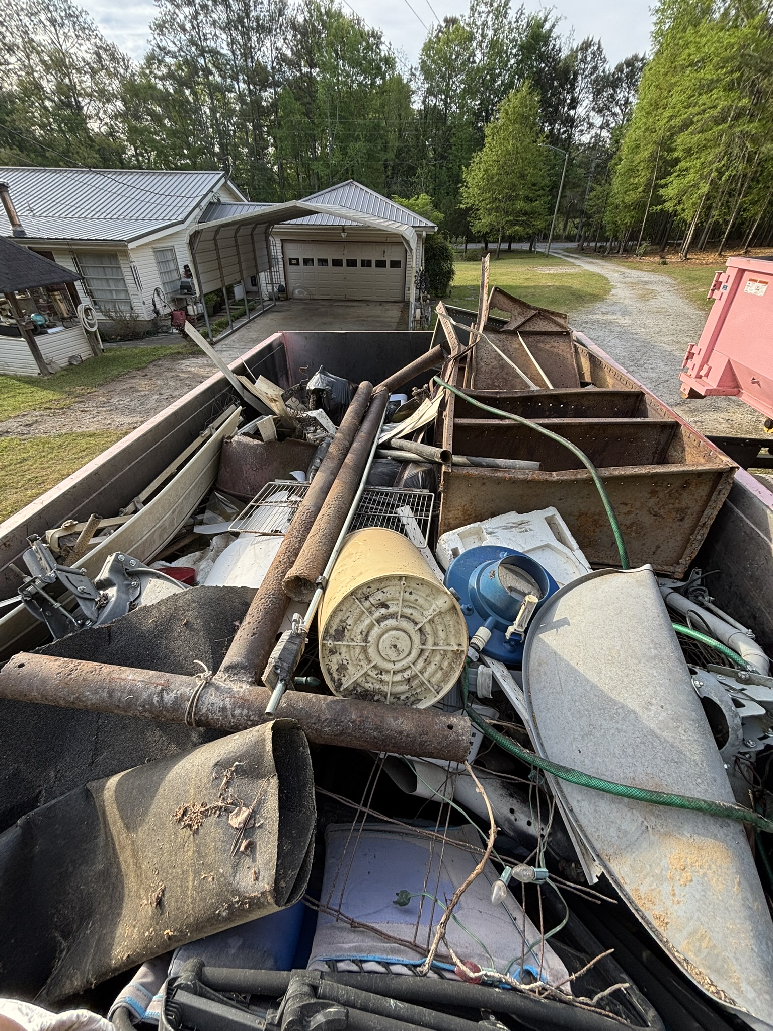 21-yard dumpster rental Palmetto GA property cleanout