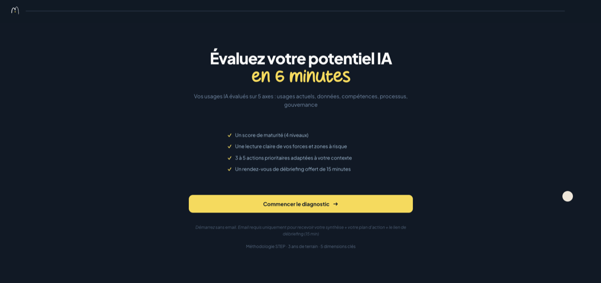 AI-potential diagnostic on jessem.fr