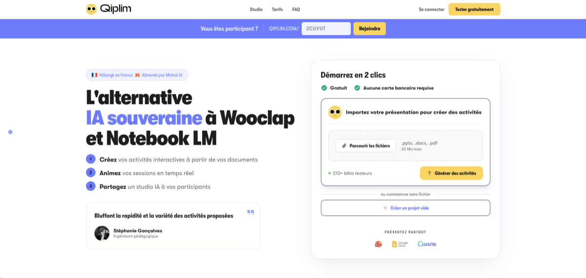 qiplim.com homepage