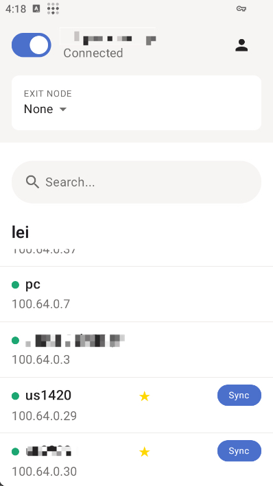 Android AWG Sync Example