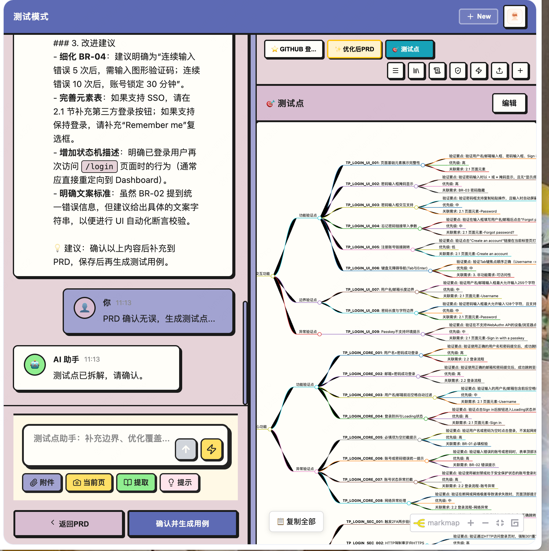 测试点思维导图