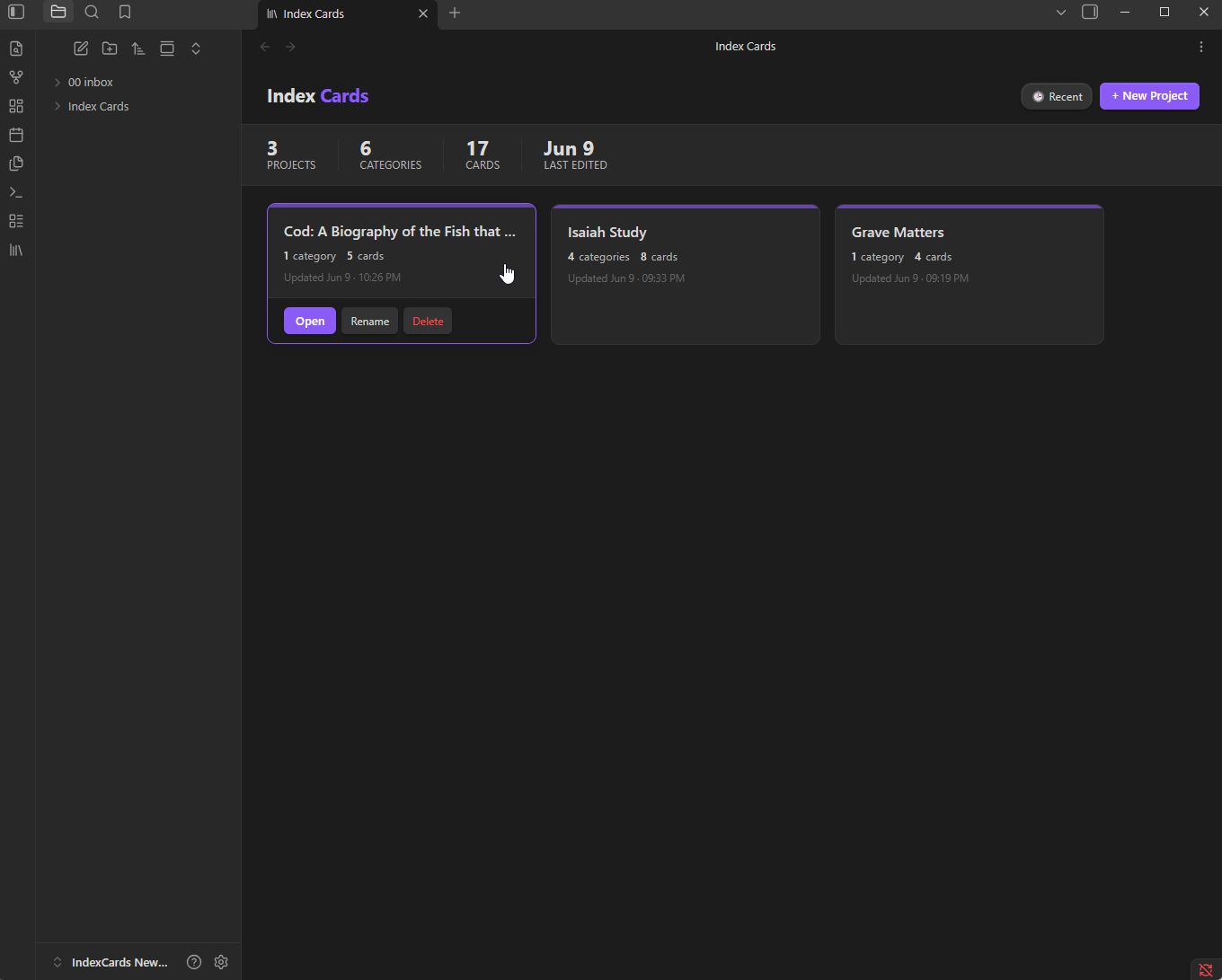 Project View