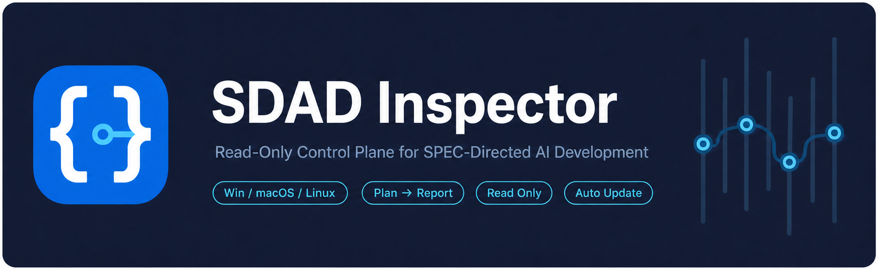 SDAD Inspector — read-only control plane for SPEC-Directed AI Development