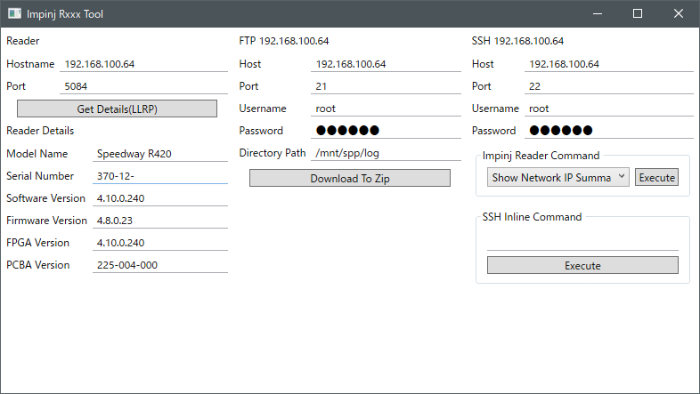 Impinj Rxxx Tool