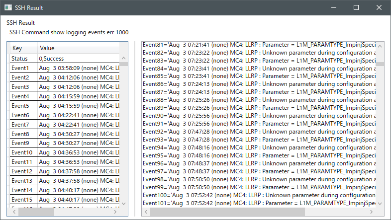 Ssh Result