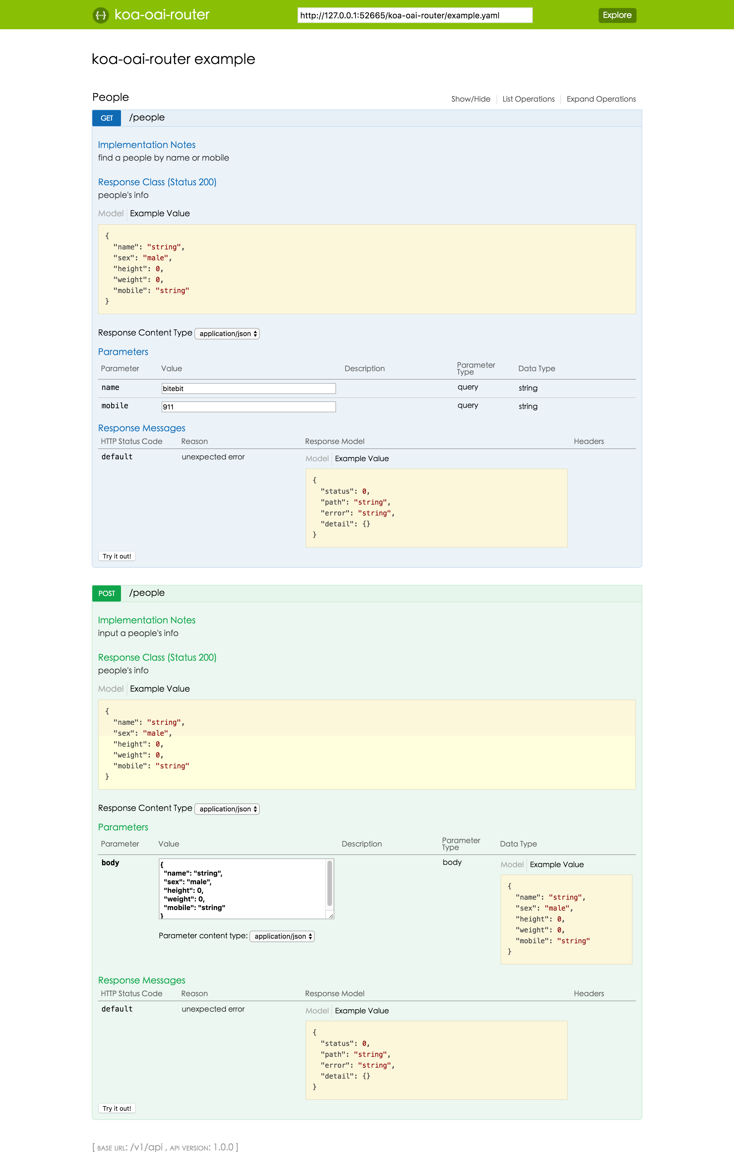 Api Explorer