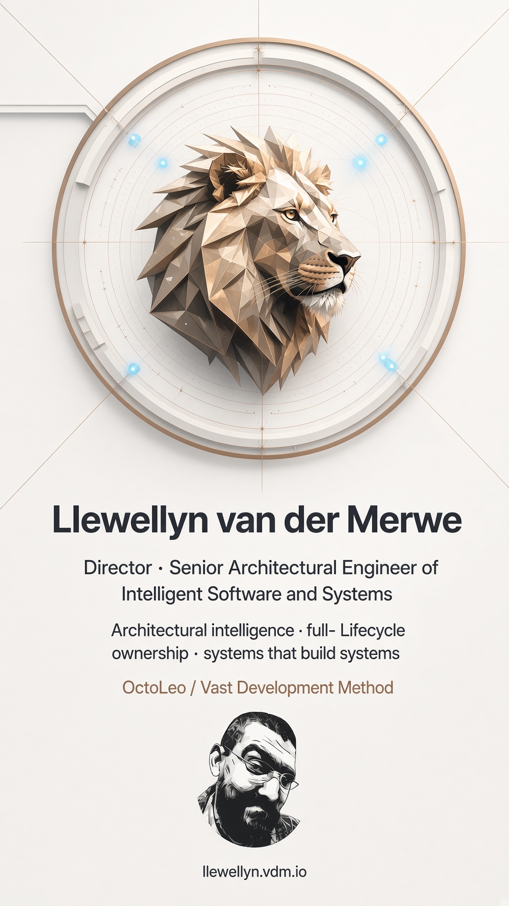 Llewellyn van der Merwe — Director and Senior Architectural Engineer of Intelligent Software and Systems